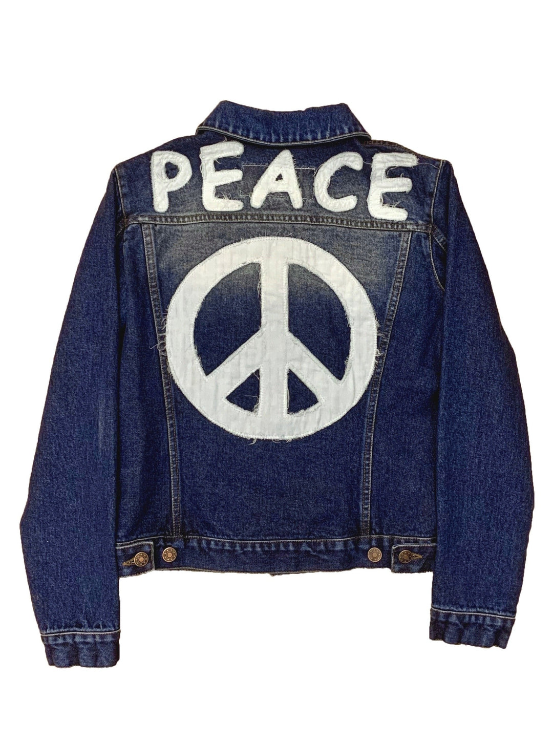 EXAMPLE PEACE DENIM JACKET Lサイズ 中古・古着通販】EXAMPLE (エグザンプル) PEACE DENIM JACKET
