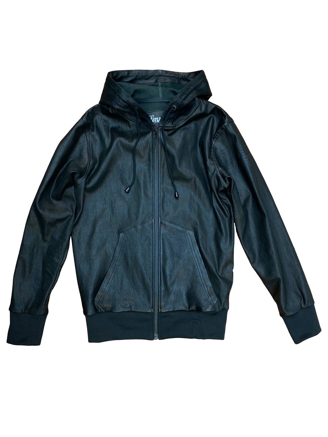 Aspen Hooded Stretch Leather Jacket – The Lud1