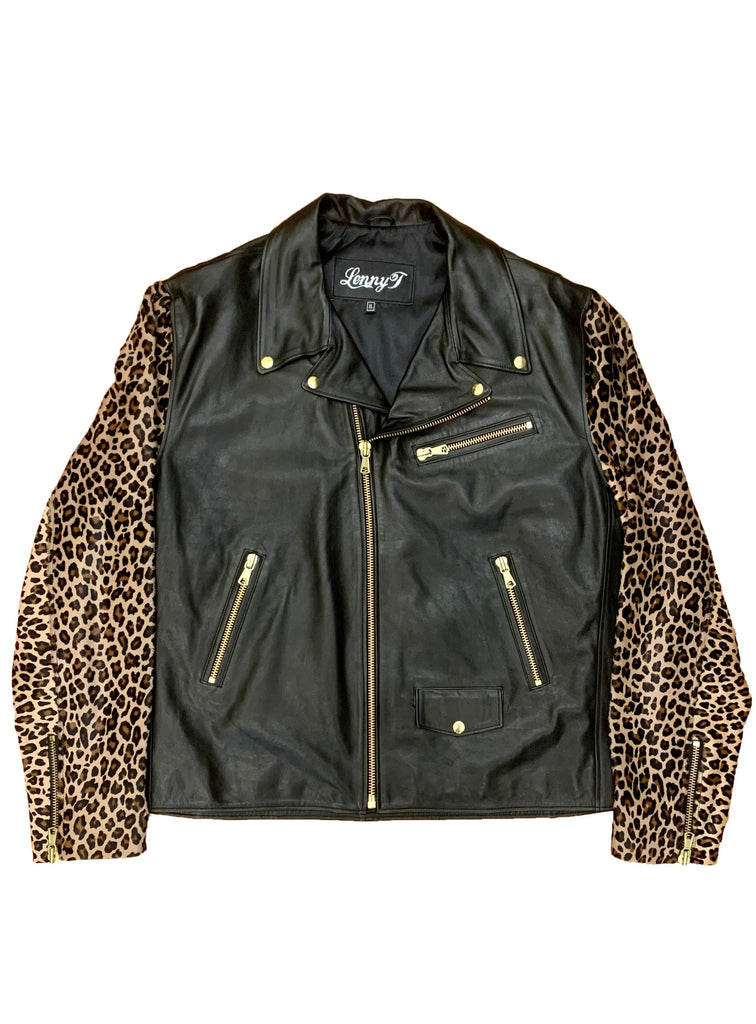 ジャケット・アウター Leopard Lined Leather Work Jacket Supreme Schott Leopard Lined Leather Work Jacket (FW17) - $668