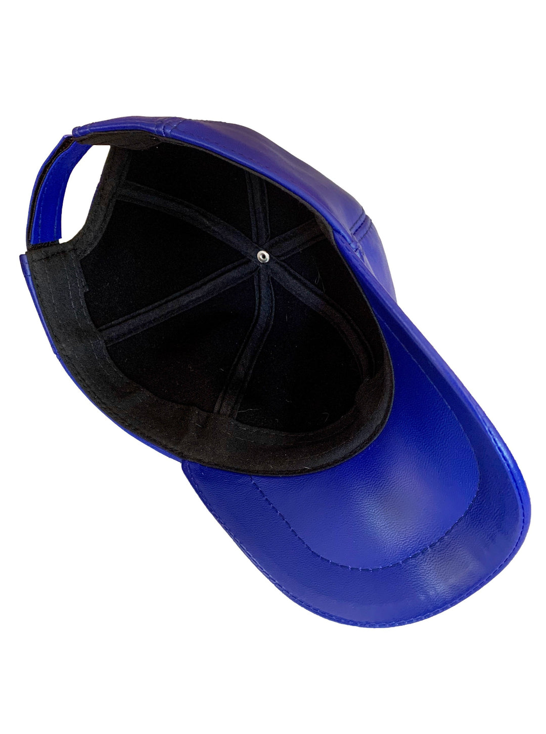 Leather Baseball Cap - Navy – The Lud display picture 1